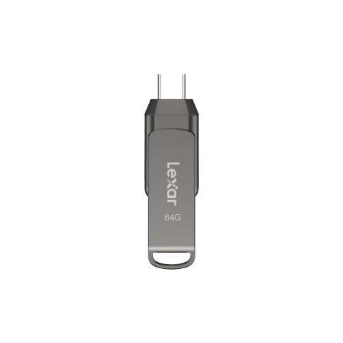 Флеш-накопитель Lexar JumpDrive Dual Drive D400 USB 3.1 Gen1 Type-C 64GB, R 130МБ/с