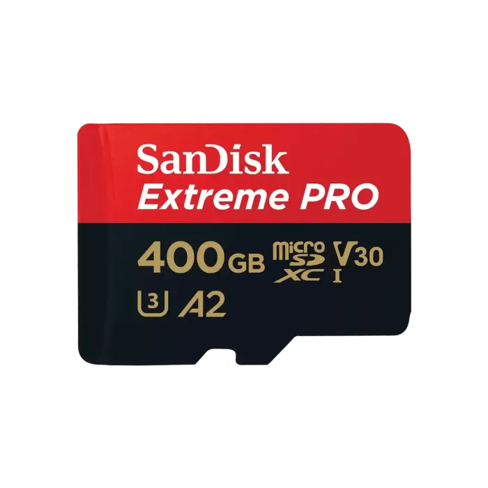 Карта памяти SanDisk Extreme Pro microSDXC 400GB UHS-I U3 V30 A2, R/W 170/90 МБ/с