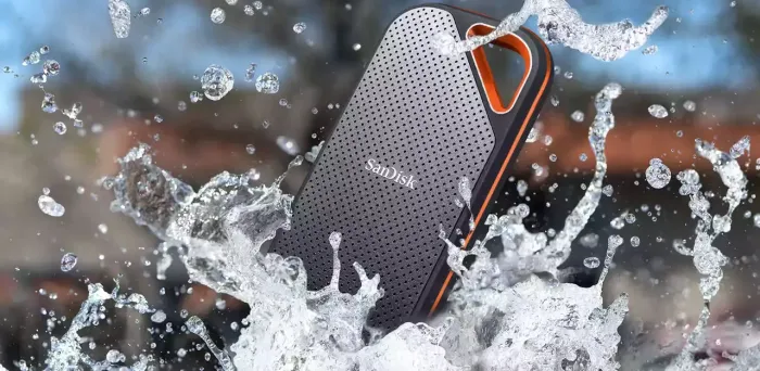 Внешний накопитель SanDisk Extreme PRO Portable SSD V2 USB 3.2 Gen2x2 Type-C 2TB, R/W 2000/2000 МБ/с