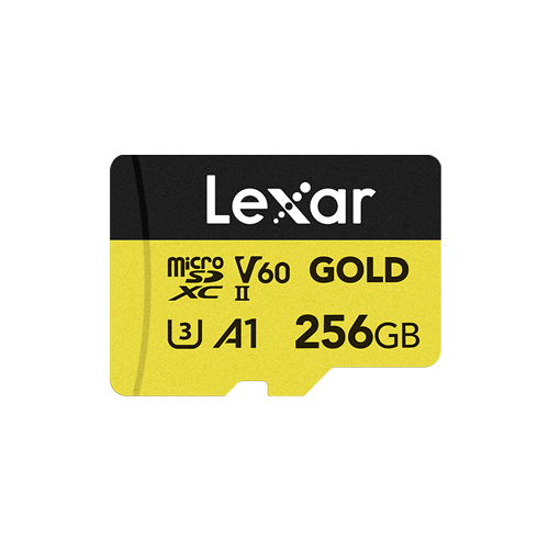 Карта памяти Lexar Professional GOLD microSDXC 256GB UHS-II U3 V60, R/W 280/180 МБ/с