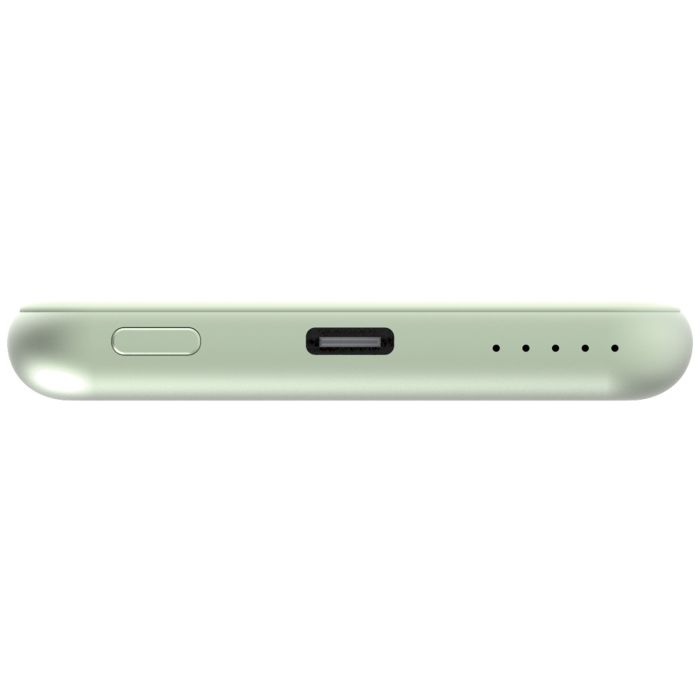 Портативный аккумулятор Verbatim Charge‘n’Go Power Bank 5000 мАч с беспроводной зарядкой, зелёный