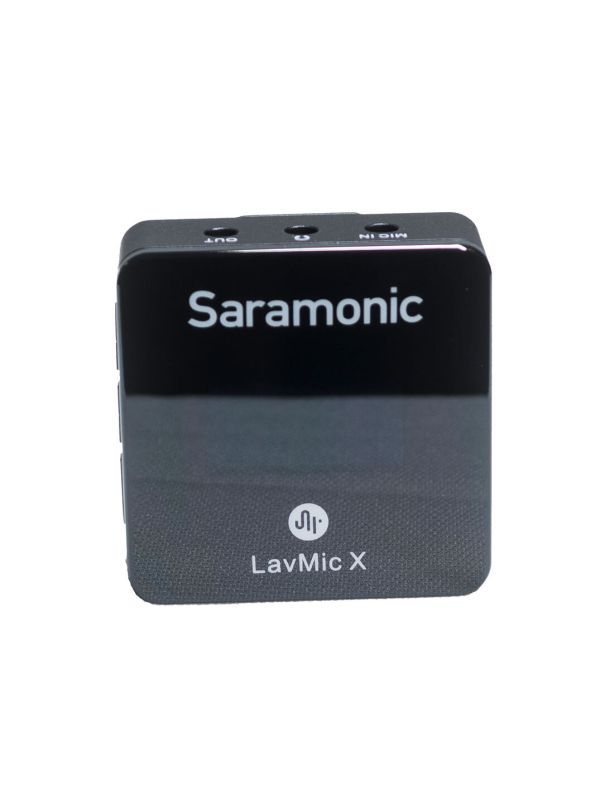 Адаптер Saramonic LavMic X с экраном и петличкой, вход: 3,5; выход: 3,5 TRS/TRRS, USB-C