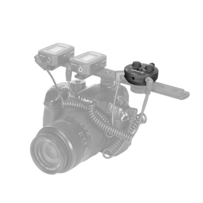 Микшер Saramonic AX1 2-канальный 3,5 мм, вход: 2х 3,5 мм