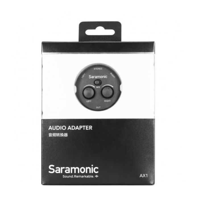 Микшер Saramonic AX1 2-канальный 3,5 мм, вход: 2х 3,5 мм