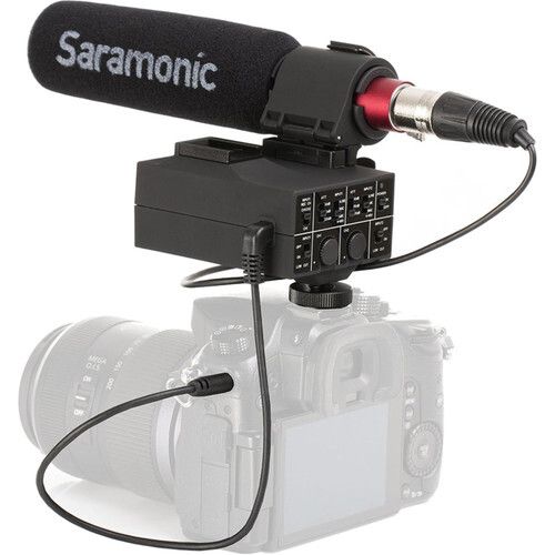 Микрофон накамерный Saramonic MixMic с микшером, направленный