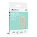 Портативный аккумулятор Verbatim Charge‘n’Go Power Bank 10000 мАч с беспроводной зарядкой, зелёный Портативный аккумулятор Verbatim Charge‘n’Go Power Bank 10000 мАч с беспроводной зарядкой, зелёный