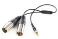Кабель Saramonic SR-UM10-CC1 переходник с 3,5мм TRS с закруткой на 2х XLR "папа" Кабель Saramonic SR-UM10-CC1 переходник с 3,5мм TRS с закруткой на 2х XLR "папа"