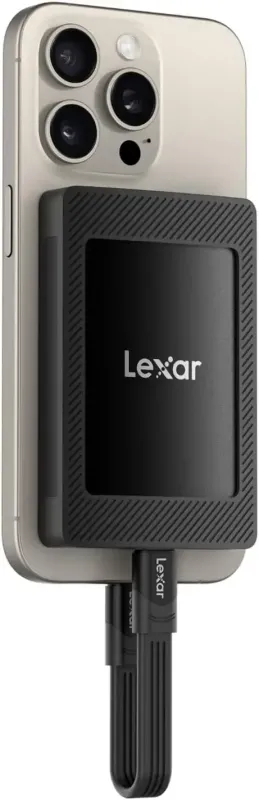 Внешний накопитель Lexar SL500 Portable SSD Magnetic Set USB 3.2 Gen 2x2 2TB, R/W 2000/1800 МБ/с