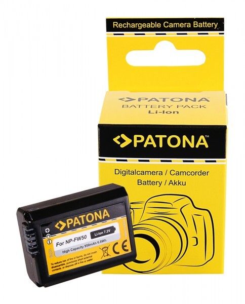 Аккумулятор Patona Premium аналог Sony NP-FW50