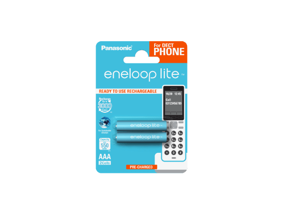 Аккумулятор Panasonic Eneloop Lite BK-4LCCE/2DE 550 mAh 2шт AAA