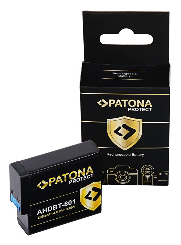 Аккумулятор Patona Protect аналог GoPro AHDBT-801/701/501