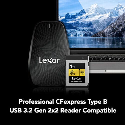 Карта памяти Lexar Professional Gold CFexpress Type B 1TB, R/W 1900/1500 МБ/с