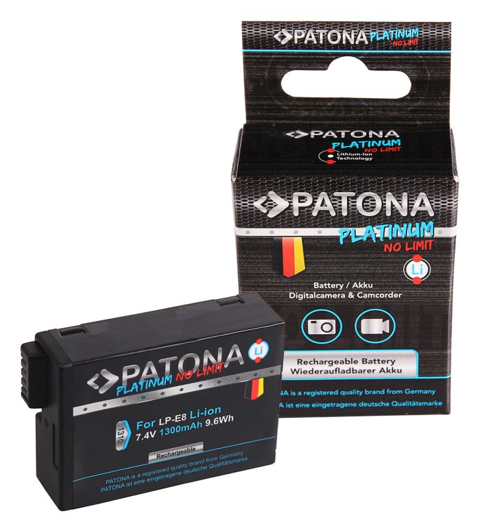 Аккумулятор Patona Platinum для Canon LP-E8 LP-E8+