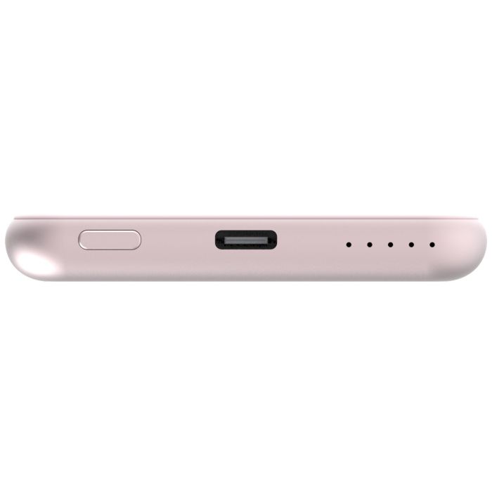 Портативный аккумулятор Verbatim Charge‘n’Go Power Bank 5000 мАч с беспроводной зарядкой, розовый