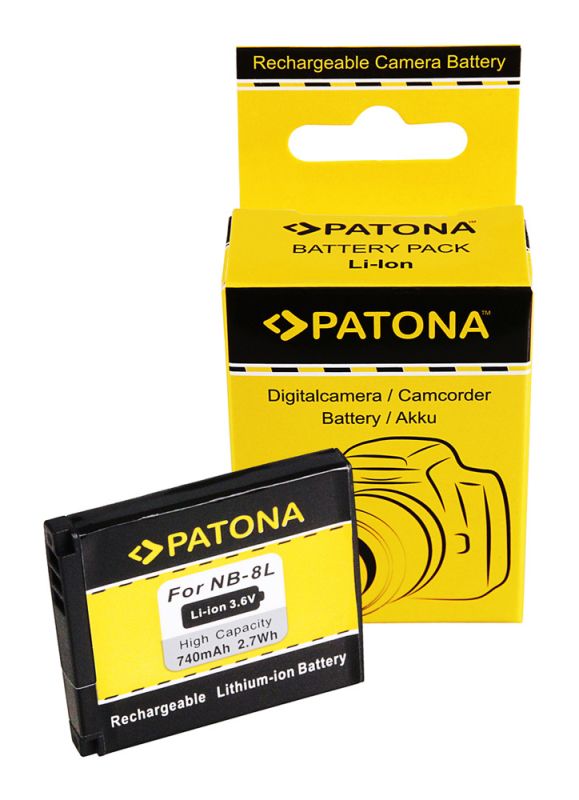 Аккумулятор Patona аналог Canon NB-8L