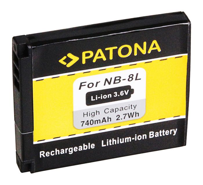 Аккумулятор Patona аналог Canon NB-8L