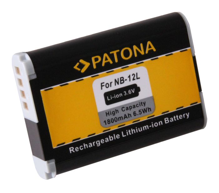 Аккумулятор Patona аналог Canon NB-12L