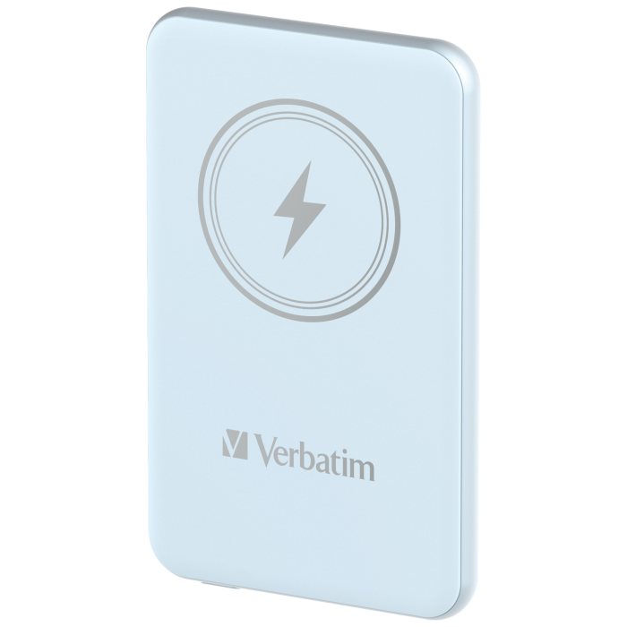 Портативный аккумулятор Verbatim Charge‘n’Go Power Bank 5000 мАч с беспроводной зарядкой, синий