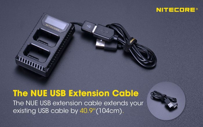 Кабель Nitecore NUE USB Extend Cable (40.9") удлинительный для зарядных устройств