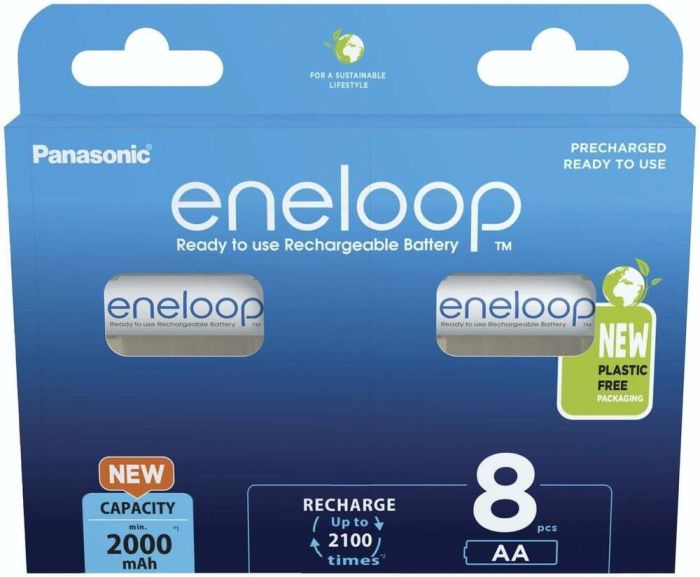 Аккумулятор Panasonic Eneloop BK-3MCDE/8HH 2000 mAh 8шт AA