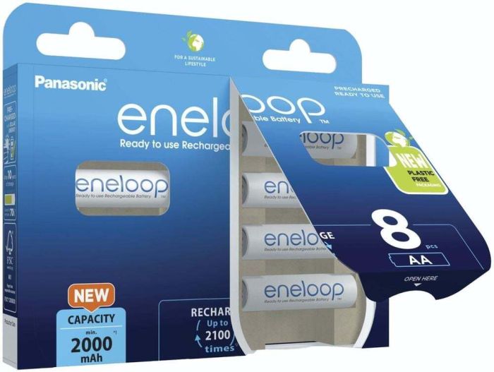 Аккумулятор Panasonic Eneloop BK-3MCDE/8HH 2000 mAh 8шт AA