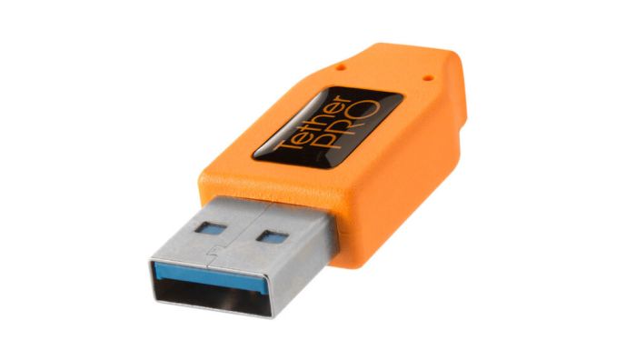 Кабель Tether Tools TetherPro USB 3.0 to Micro-B 4.6m Orange [CU5454]