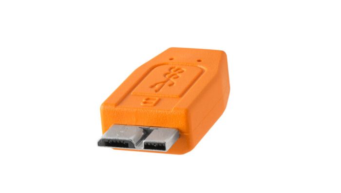 Кабель Tether Tools TetherPro USB 3.0 to Micro-B 4.6m Orange [CU5454]