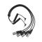 Кабель Saramonic SR-C2020 2x 3.5mm TRS Male to 4x XLR Splitter для двух радиосистем и Blink 500 Pro