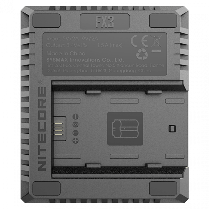 Зарядное устройство Nitecore FX3 USB Charger для 2x аккумуляторов NP-W235