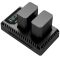 Зарядное устройство Nitecore USN1 Dual Slot USB Charger для аккумуляторов NP-FW50