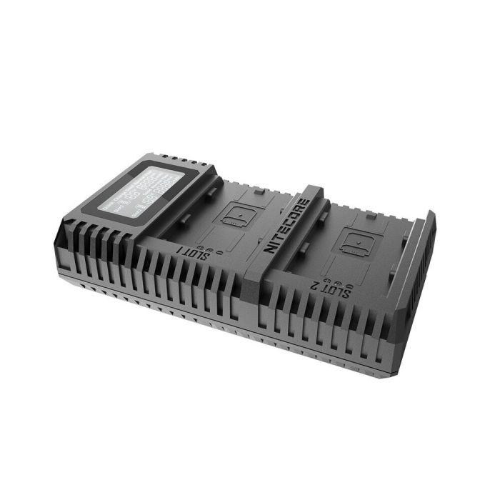 Зарядное устройство Nitecore USN4 PRO Dual Slot USB Charger QC 2.0 для аккумуляторов NP-FZ100