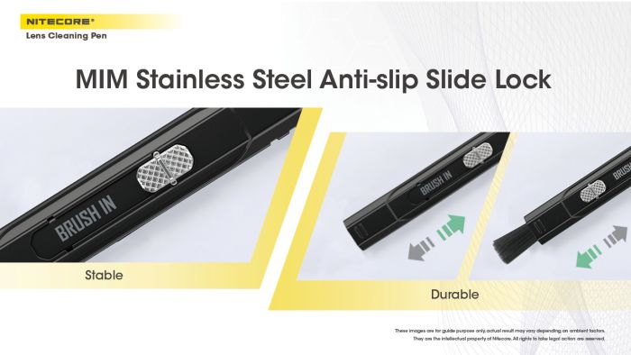 Карандаш Nitecore NC-CK020 Lens Cleaning Pen Black для очистки оптики