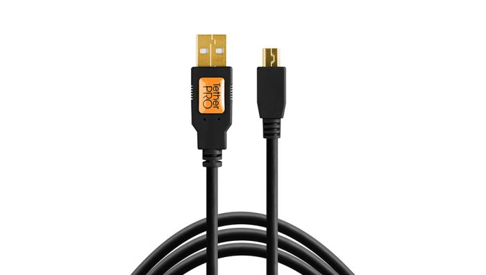 Кабель Tether Tools TetherPro USB 2.0 to Mini-B 5-Pin 30сm Black [CU5401]