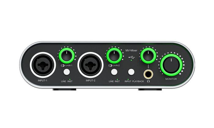 Внешняя звуковая карта Saramonic MV-Mixer вход: 2х XLR / 1/4"; выход: USB-C