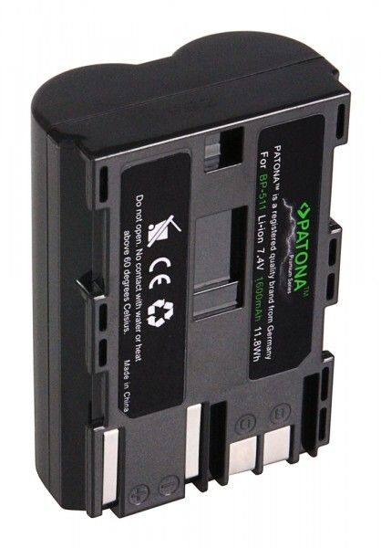 Аккумулятор Patona Premium аналог Canon BP-511