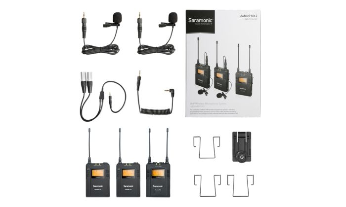 Радиосистема Saramonic UwMic9 Kit2 TX9+TX9+RX9 приемник + 2 передатчика