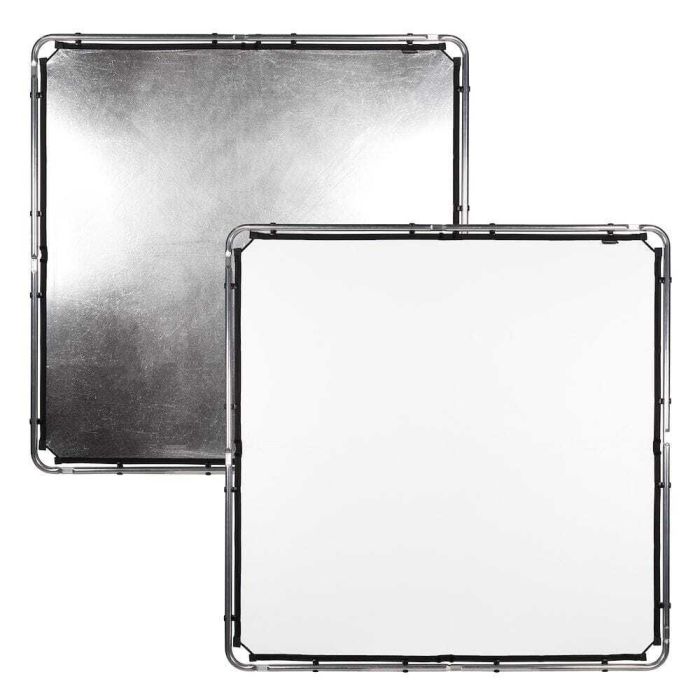 Отражатель Lastolite LL LR81531R Skylite Rapid Cover Midi (1,5х1,5 м) белый/серебряный без рамы