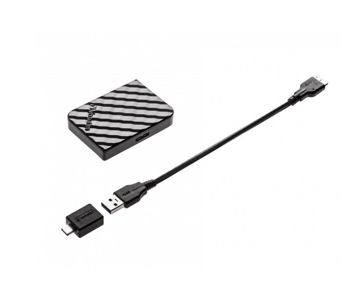 Внешний накопитель Verbatim Store 'n' Go mini SSD USB 3.2 Gen1 512GB, R/W 450/450 МБ/с