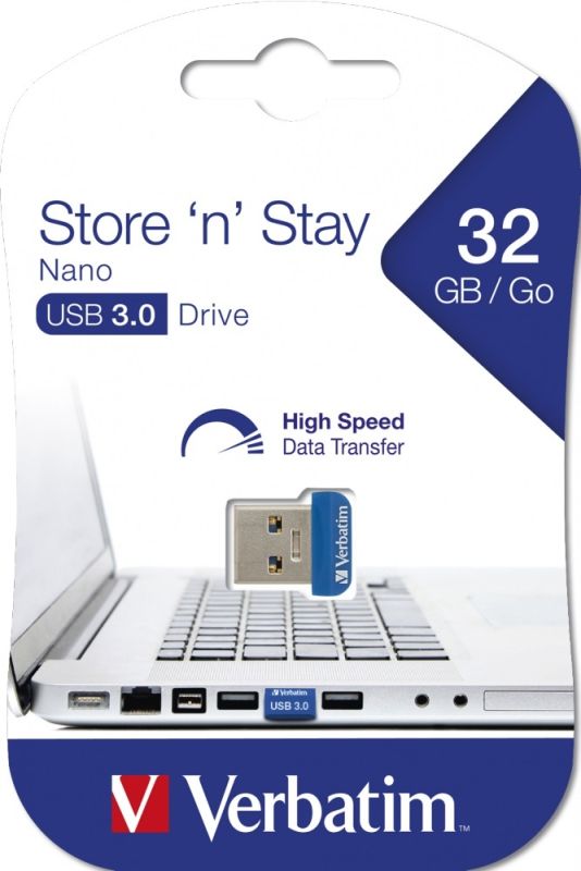 Флеш-накопитель Verbatim Store 'n' Stay Nano USB 3.2 Gen1 32GB