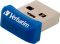 Флеш-накопитель Verbatim Store 'n' Stay Nano USB 3.2 Gen1 64GB, R/W 80/25 МБ/с