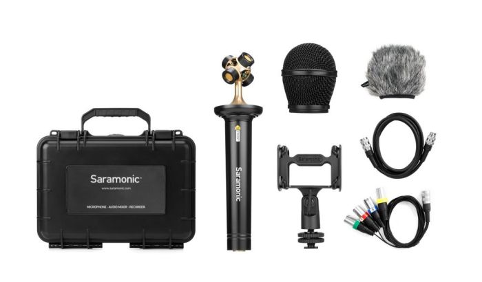 Микрофон Saramonic SR-VRMIC 3D VR суперкардиоидный, разъем DIN12M
