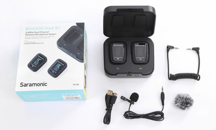 Радиосистема Saramonic Blink500 ProX B1 TX+RX приемник + передатчик, разъем 3,5 мм