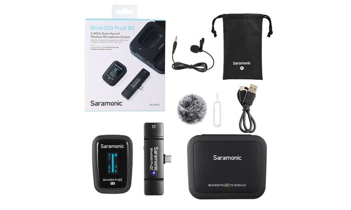 Радиосистема Saramonic Blink500 ProX B5 TX+RX приемник + передатчик, разъем USB-C