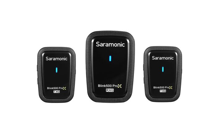 Радиосистема Saramonic Blink500 ProX Q20 TX+TX+RX приемник + 2 передатчика, разъем 3,5мм