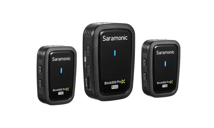 Радиосистема Saramonic Blink500 ProX Q20 TX+TX+RX приемник + 2 передатчика, разъем 3,5мм