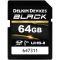 Карта памяти Delkin Devices Black SDXC 64GB UHS-II U3 V90, R/W 300/250 МБ/с