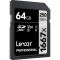 Карта памяти Lexar Professional 1667x Silver SDXC 64GB UHS-II U3 V60, R/W 250/120 МБ/с