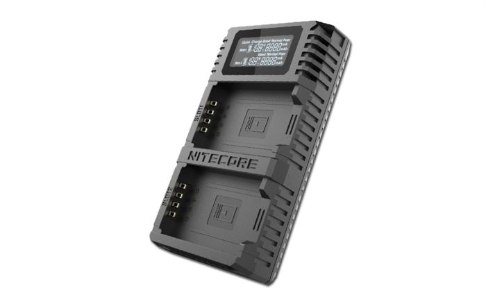 Зарядное устройство Nitecore FX2 PRO USB Charger для 2x аккумуляторов NP-T125