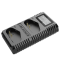 Зарядное устройство Nitecore UCN4PRO Dual Slot USB Charger QC 2.0 для аккумуляторов LP-E19/LP-E4/LP-