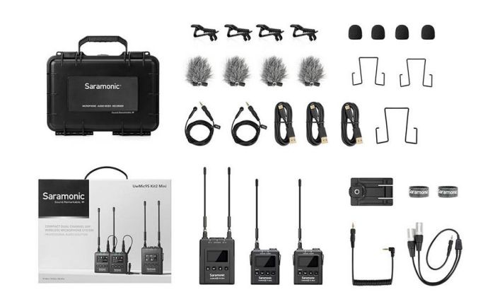 Радиосистема Saramonic UwMic9 S Kit2 Mini RX9S+TX9S+TX9S приемник + 2 передатчика